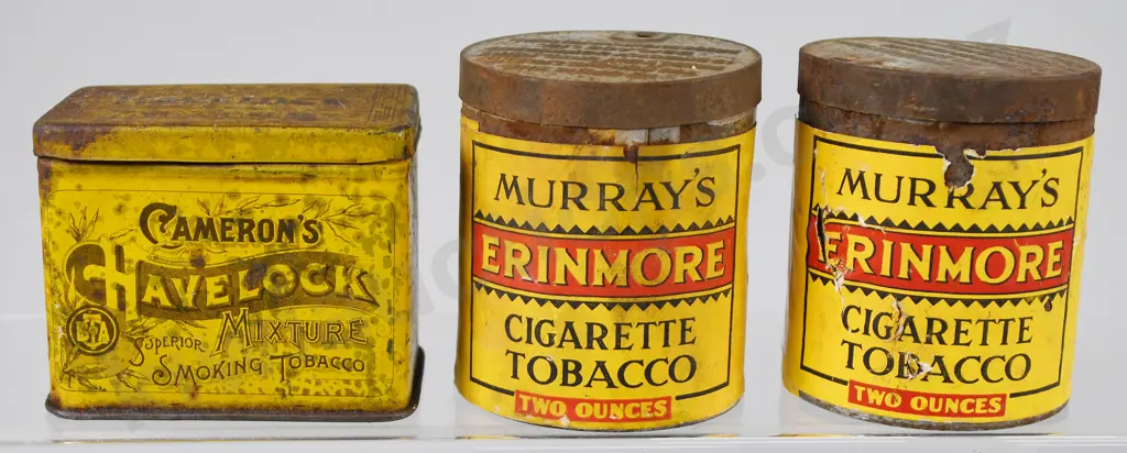 CAMERON'S, MURRAYS TOBACCO TINS Image 1++