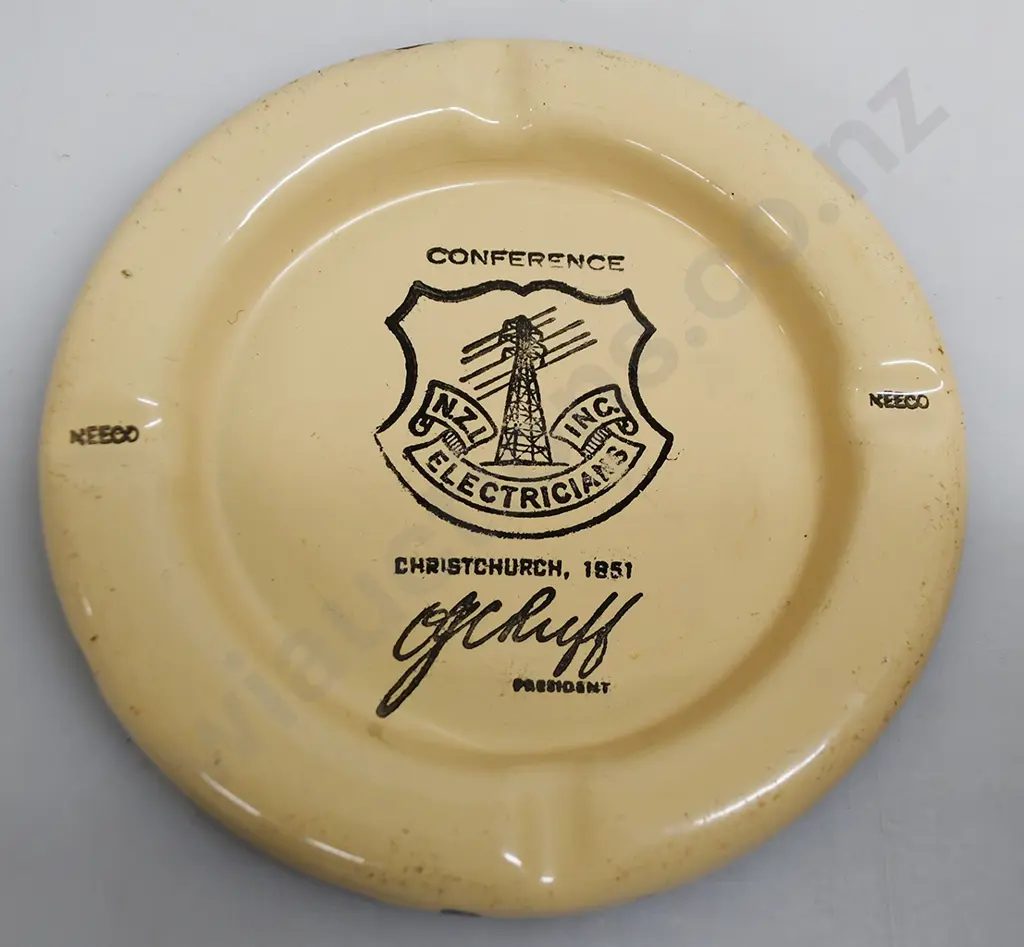 ADVERTISING ASHTRAYS, NEECO, CHAMPION SPARK PLUGS Image 1++