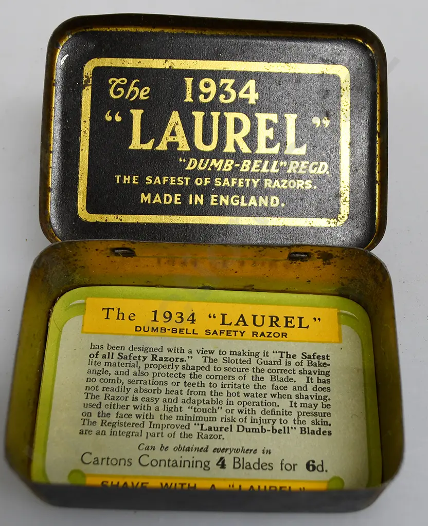 ASSORTED TOBACCO & RAZOR TINS Image 1++