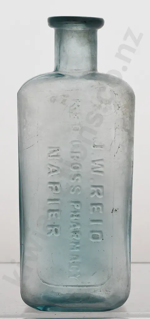 REID RED CROSS PHARMACY NAPIER CHEMIST BOTTLE Image 1++