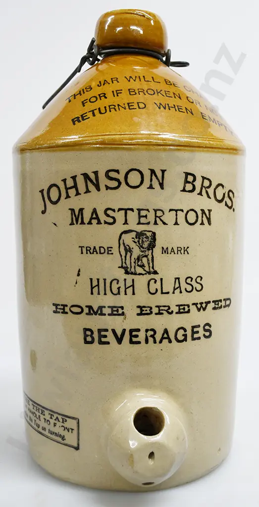 JOHNSON BROS MASTERTON STONE JAR Image 1++