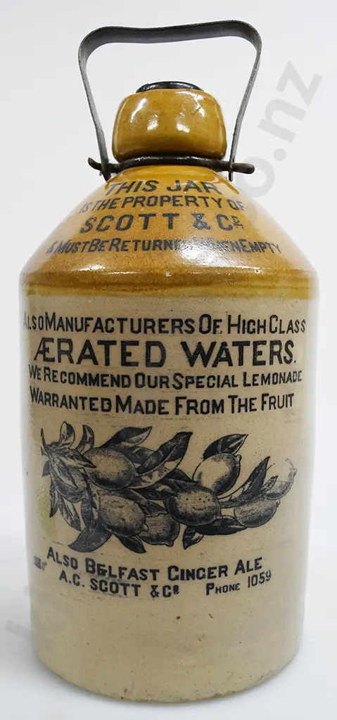 SCOTT AUCKLAND STONE JAR Image 1++