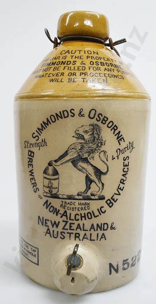 SIMMONDS & OSBORNE STONE JAR Image 1++