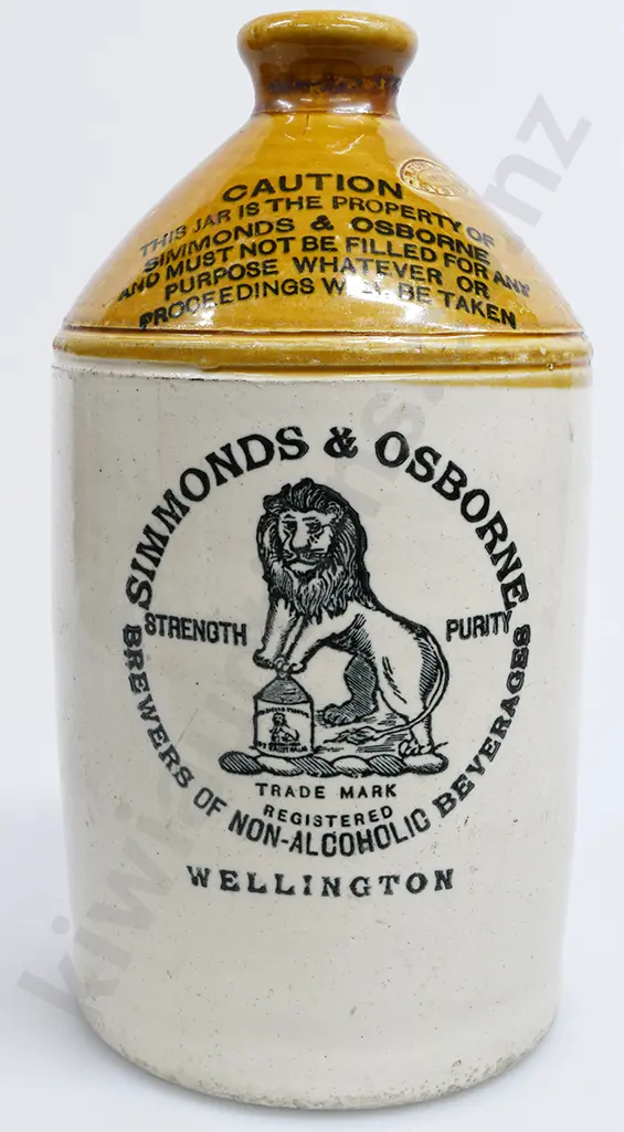SIMMONDS & OSBORNE WELLINGTON STONE JAR Image 1++
