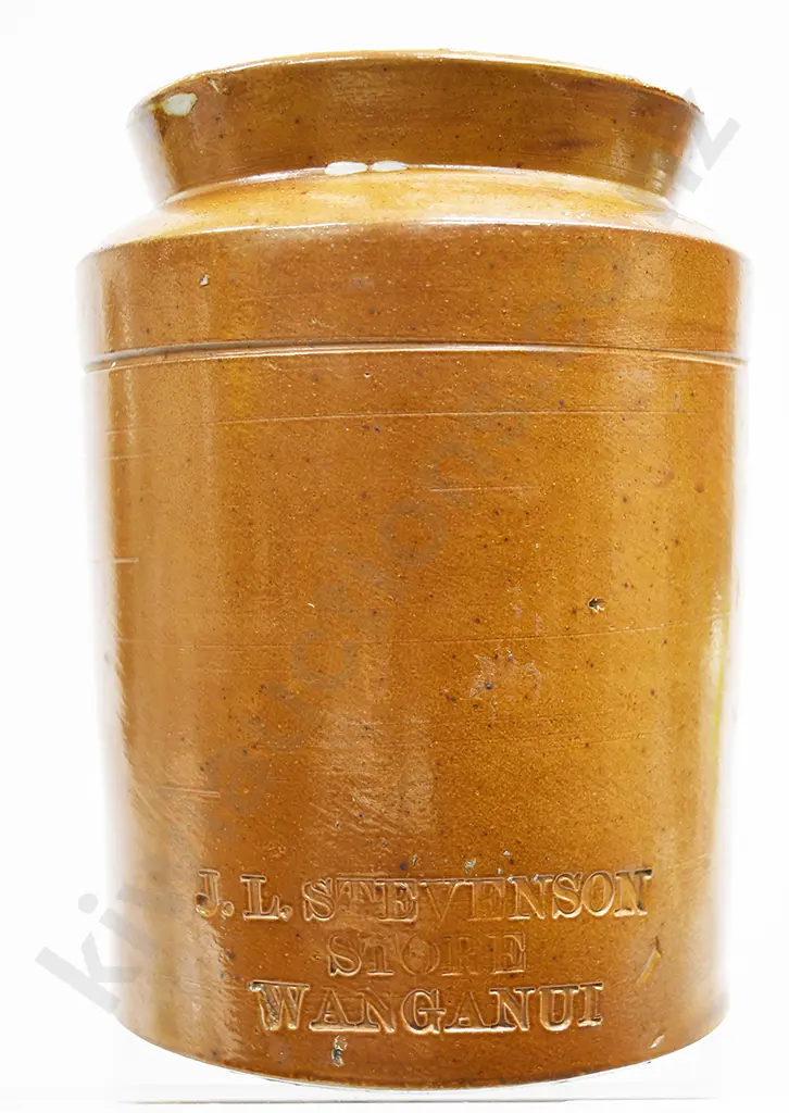 STEVENSON STONE WANGANUI STORAGE CROCK Image 1++