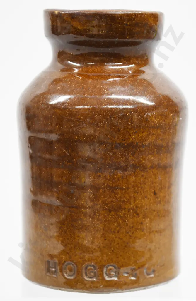 HOGG & CO STONEWARE POT, CONE INK Image 1++