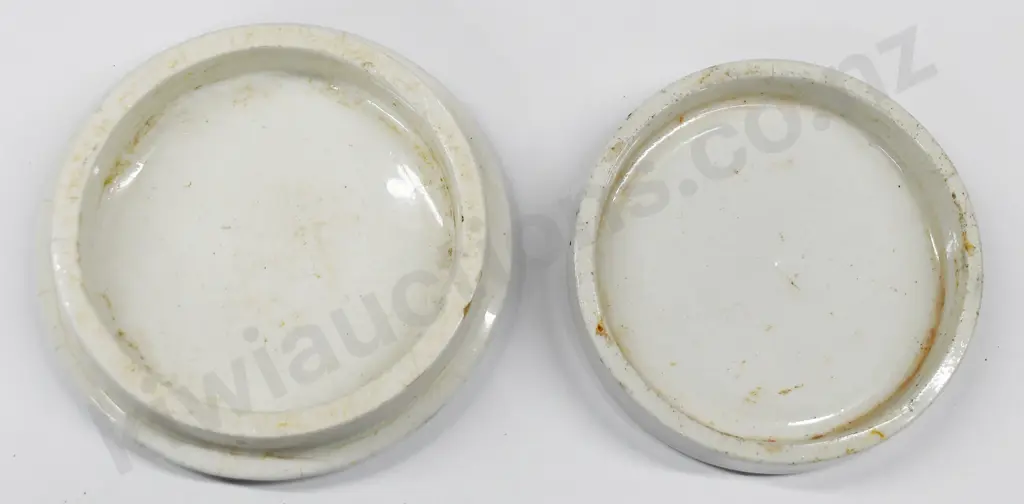 GOSNELL CHERRY TOOTH PASTE, PRICHARD COLD CREAM POT LIDS Image 1++