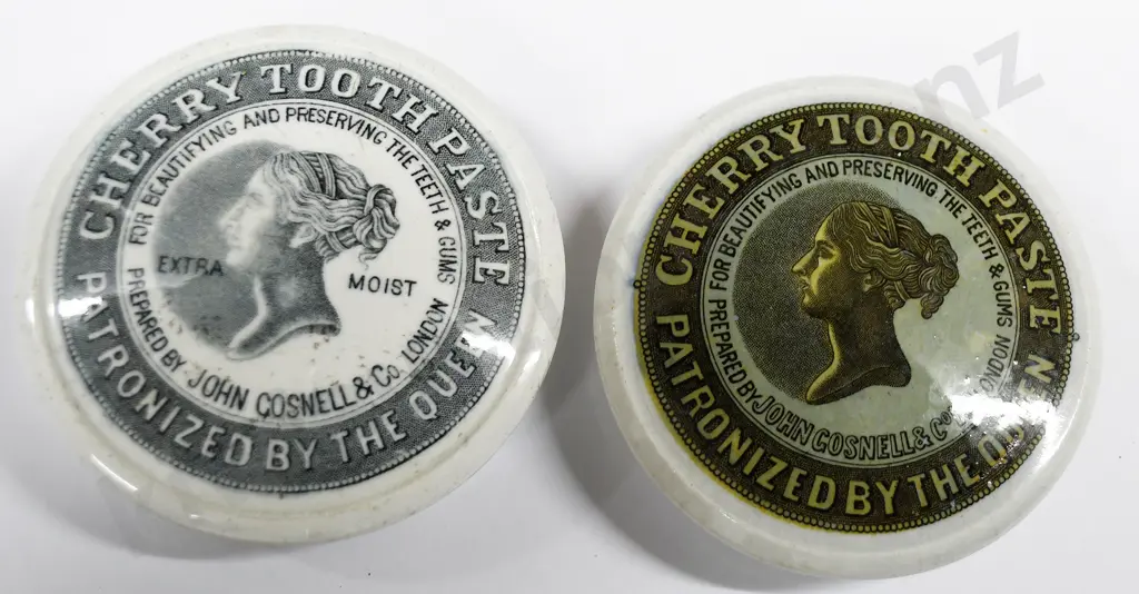 GOSNELL CHERRY TOOTH PASTE POT LIDS Image 1++