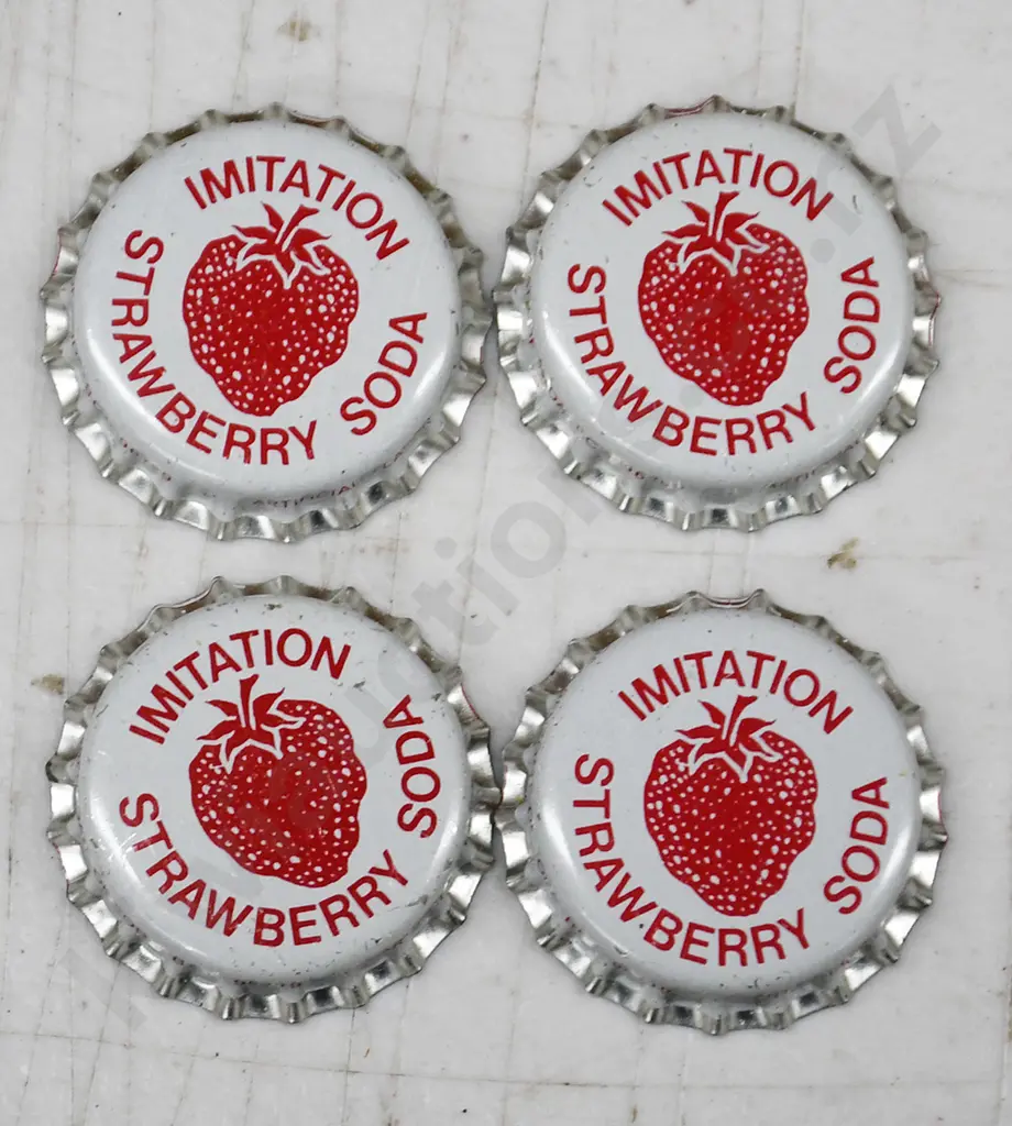 IMITATION STRAWBERRY SODA BOTTLE CAPS Image 1++