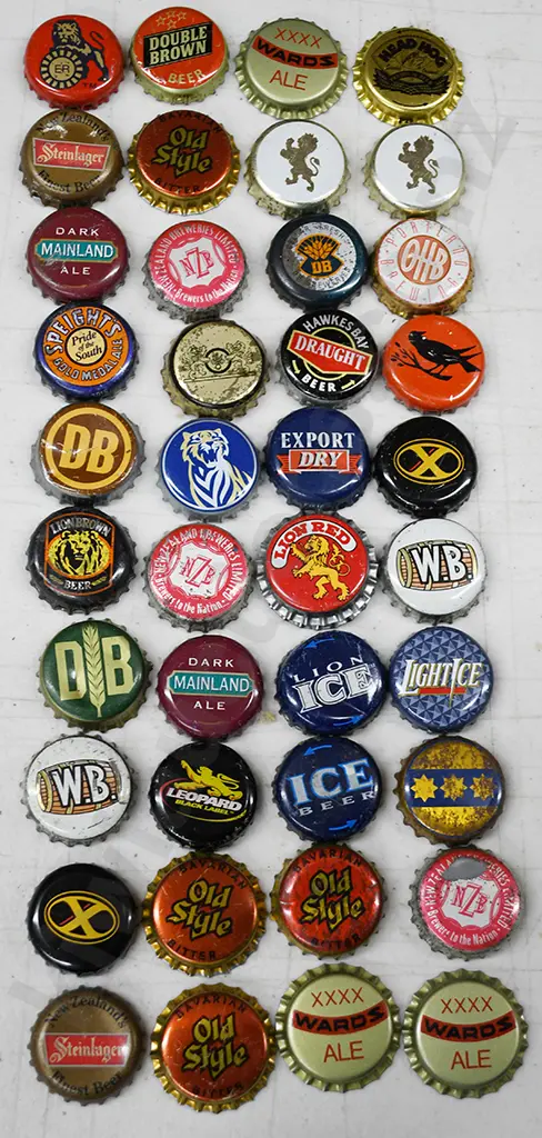 NEW ZEALAND BEER BOTTLE CAPS Image 1++