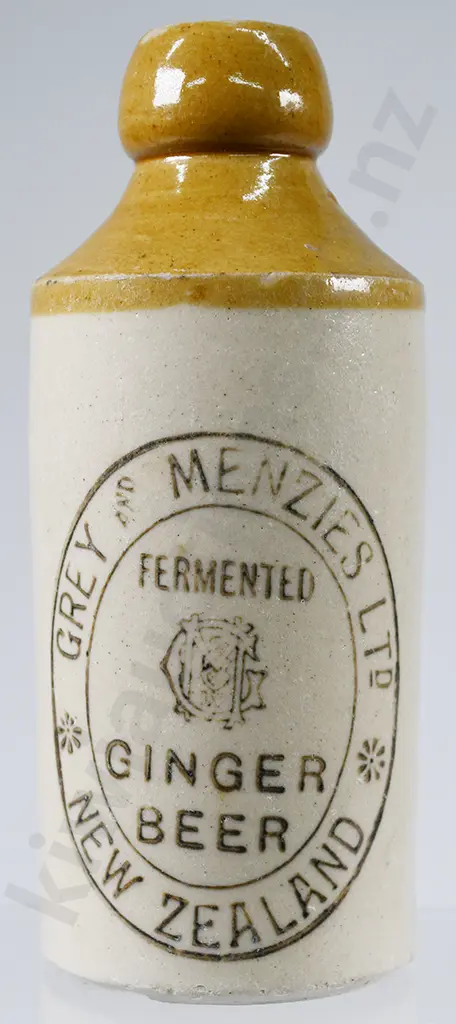GREY AND MENZIES GINGER BEER NEW ZEALAND Image 1++