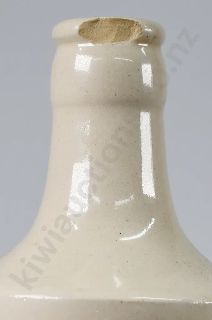 MIXED STONEWARE, HALL TAURANGA, ENGLISH GINGER BEERS, STONE JAR, INK Image 1++