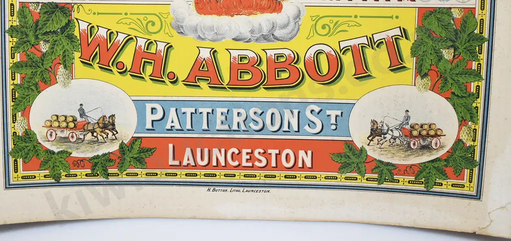 PHOENIX BREWERY LAUNCESTON TASMANIA CARD SIGN Image 1++