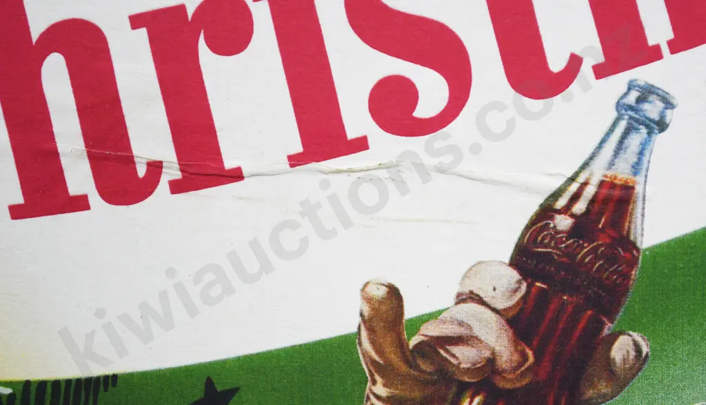 SHOW CARD COCA_COLA CHRISTMAS Image 1++