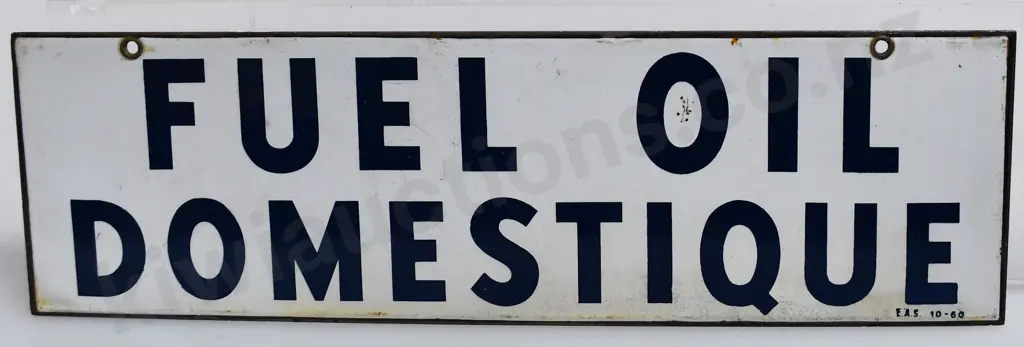 FRENCH FUEL OIL, VETERINAIRES SIGNS Image 1++