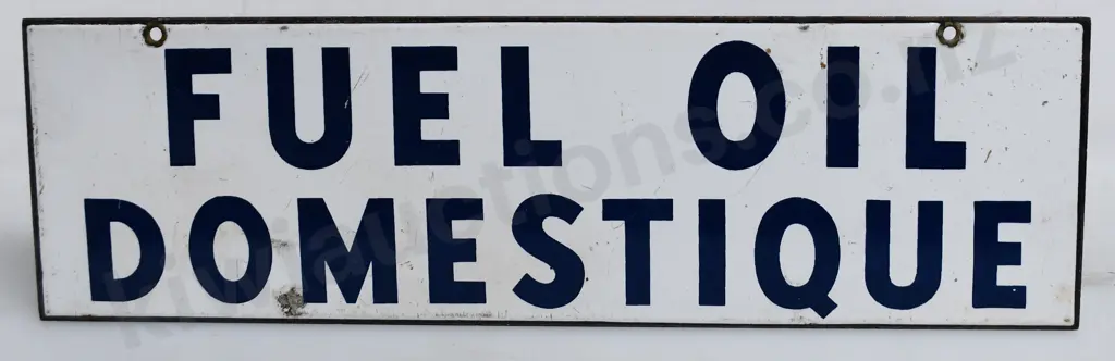 FRENCH FUEL OIL, VETERINAIRES SIGNS Image 1++