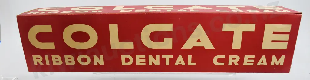 COLGATE RIBBON DENTAL CREME SHOP DISPLAY BOX Image 1++
