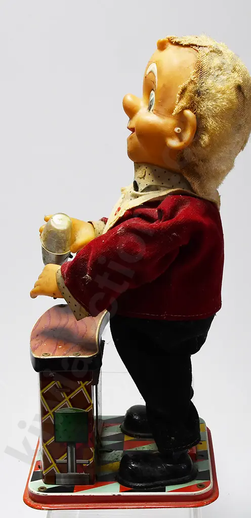 EARLY JAPANESE MADE TIN TOY - BARTENDER Image 1++