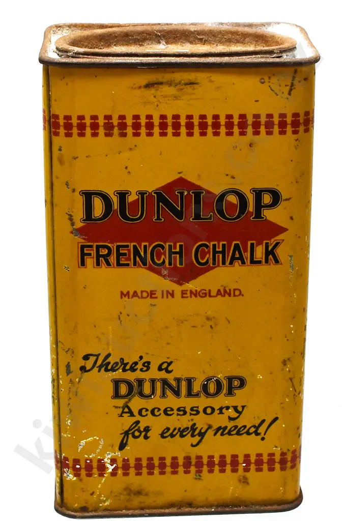 DUNLOP FRENCH CHALK TIN Image 1++