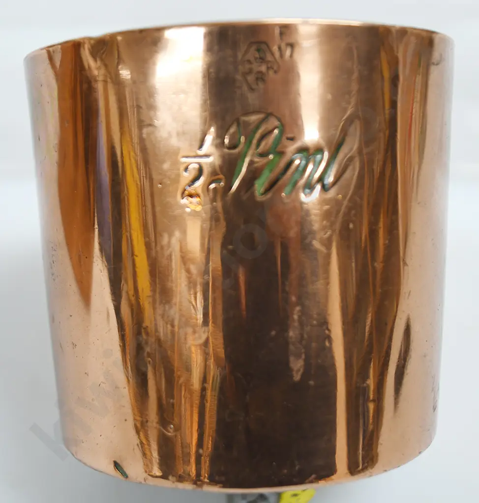GEORGIAN COPPER MEASURE MUGS Image 1++
