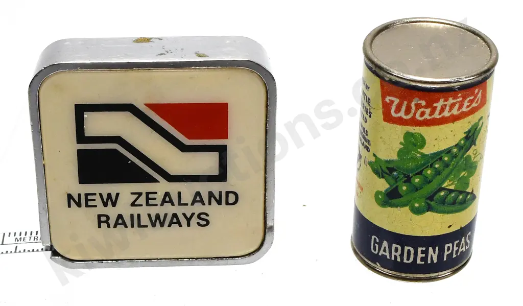 WATTIES CIGARETTE LIGHTER & NEW ZEALAND RAILWAYS SLIDE TAPE Image 1++