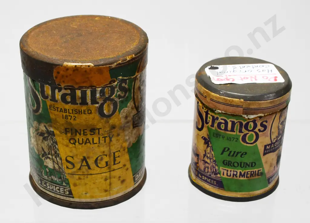 STRANGS INVERECARGILL TUMERIC & SAGE TINS Image 1++