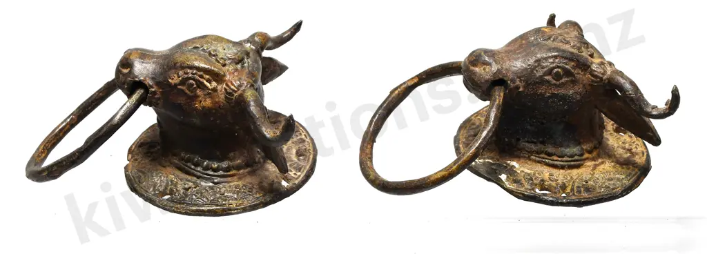 BULLS HEAD DOOR KNOCKERS Image 1++