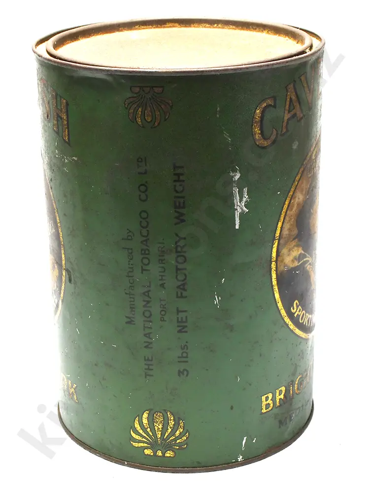 CAVENDISH TOBACCO TIN NEW ZEALAND Image 1++