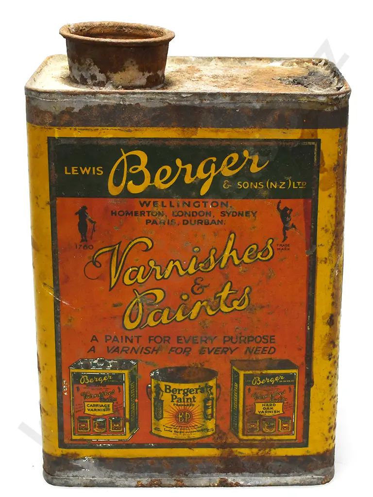 BERGER PAINTS WELLINGTON PAINT TIN Image 1++