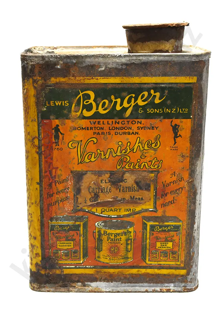 BERGER PAINTS WELLINGTON PAINT TIN Image 1++