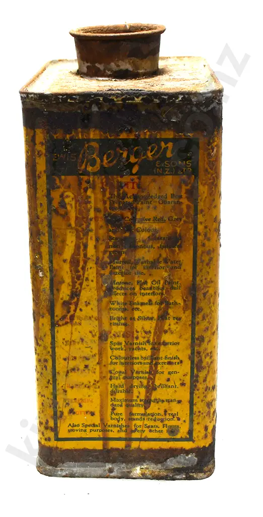 BERGER PAINTS WELLINGTON PAINT TIN Image 1++