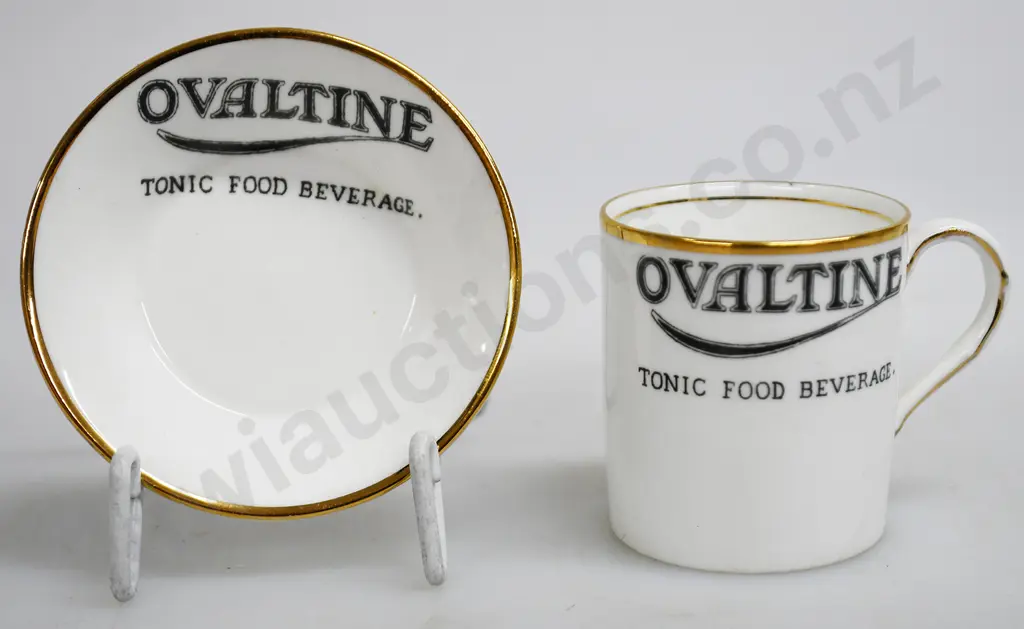 OVALTINE CUP AND SAUCER Image 1++