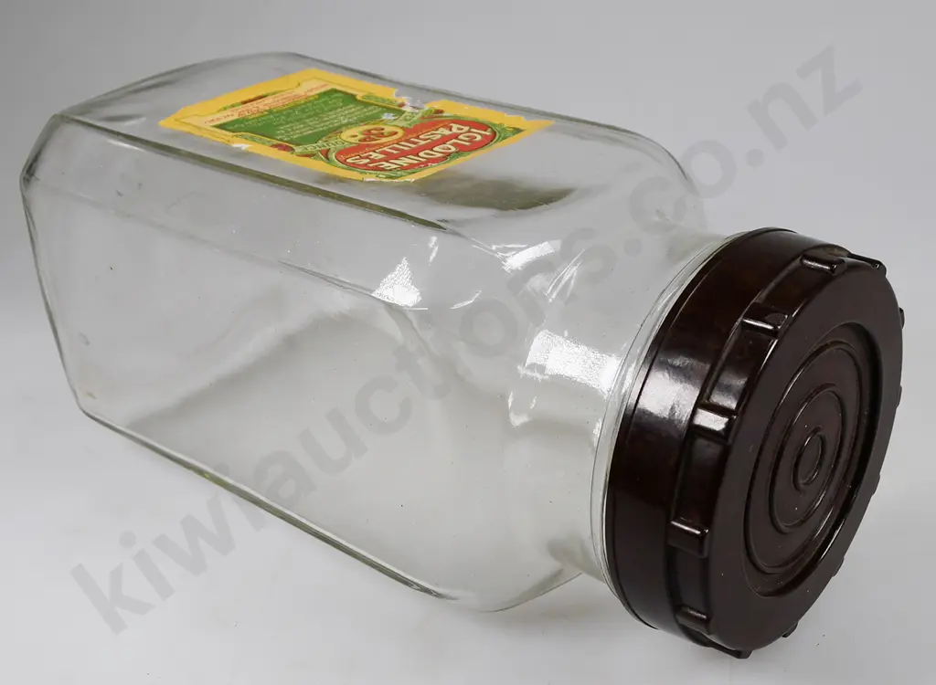 LOLLY JAR WITH IGLODINE PASTILLES LABEL Image 1++