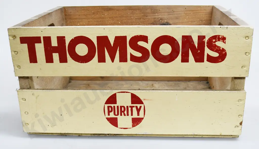 THOMSONS DUNEDIN BOTTLE CRATE Image 1++