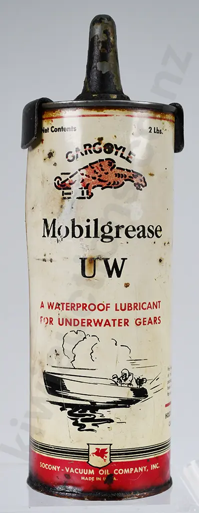 MOBIL GREASE LUBRICANT TIN Image 1++