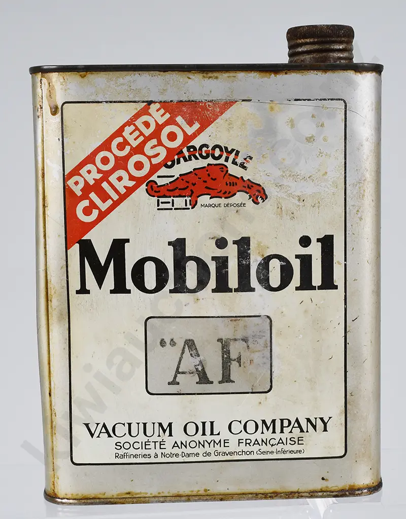 MOBIL OIL LUBRICANT TIN Image 1++