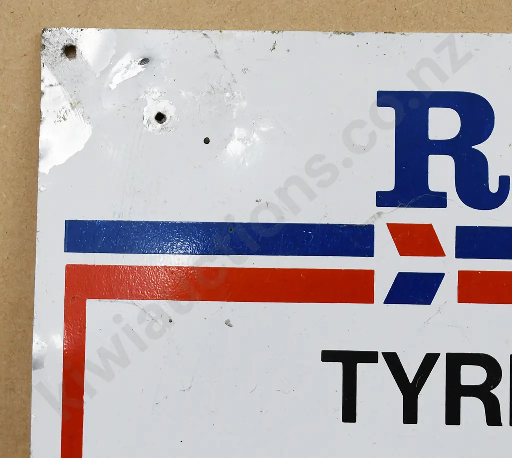 REIDRUBBER TIN SIGN Image 1++