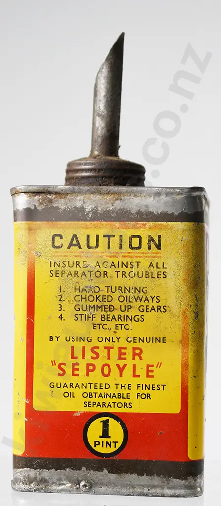 LISTER SEPOYLE SEPERATOR OIL TIN Image 1++
