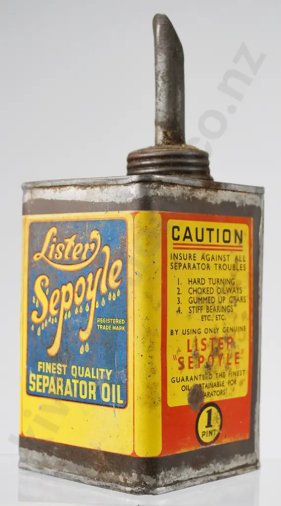 LISTER SEPOYLE SEPERATOR OIL TIN Image 1++