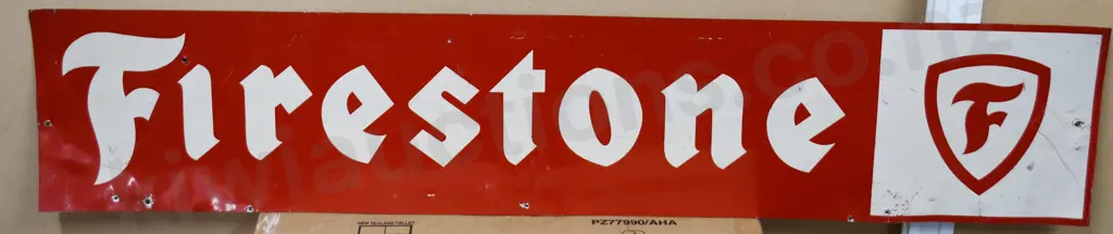 FIRESTONE TIN SIGN Image 1++