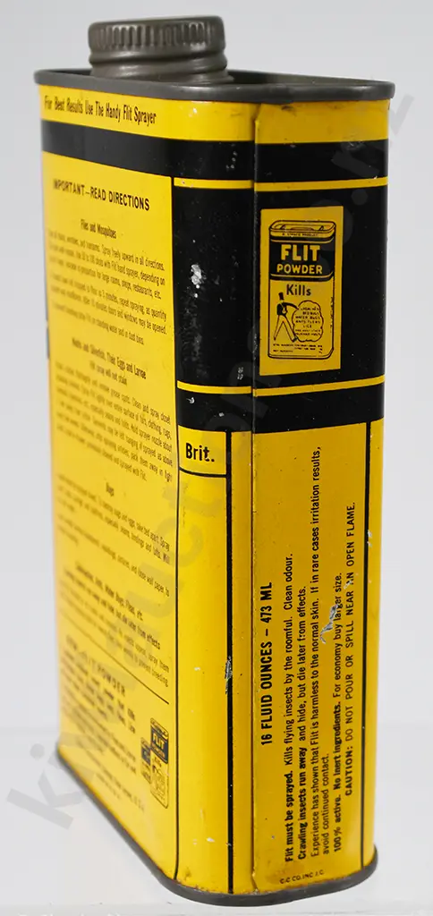 FLIT INSECTICIDE TIN Image 1++
