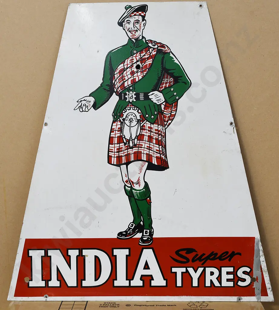 INDIA SUPER TYRES TIN SIGN Image 1++