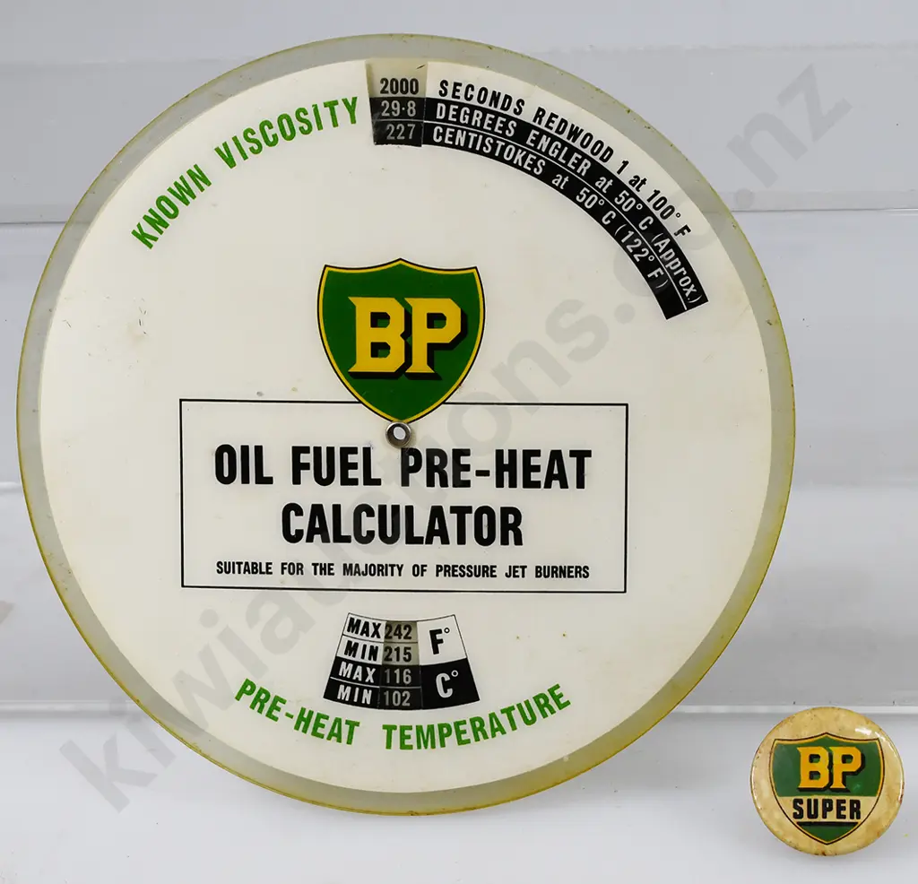 BP FUEL CALCULATOR & BADGE Image 1++