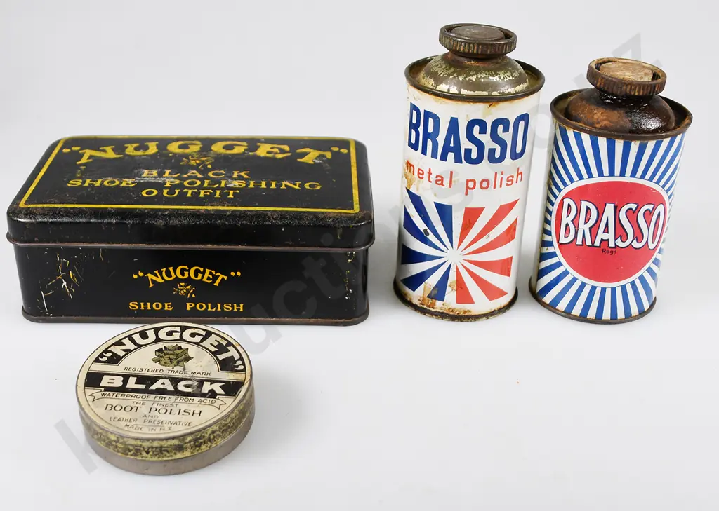NUGGET, BRASSO TINS Image 1++