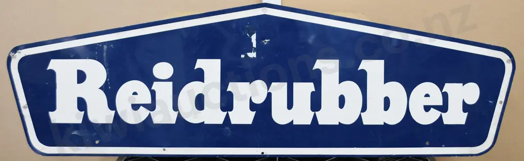 REIDRUBBER TIN SIGN Image 1++