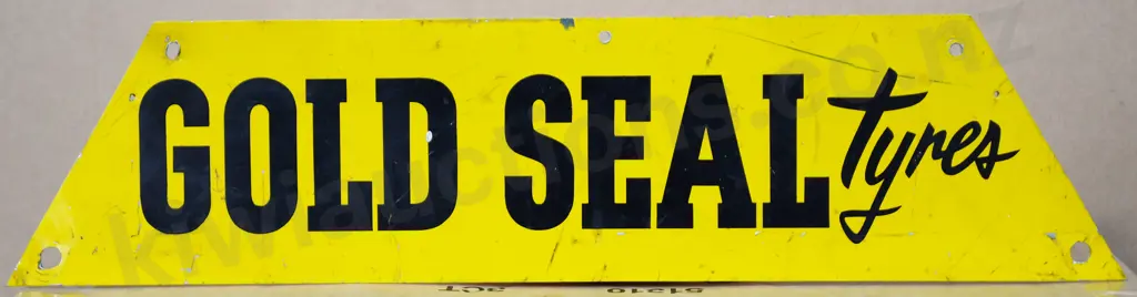 GOLD SEAL TYRES TIN SIGN Image 1++
