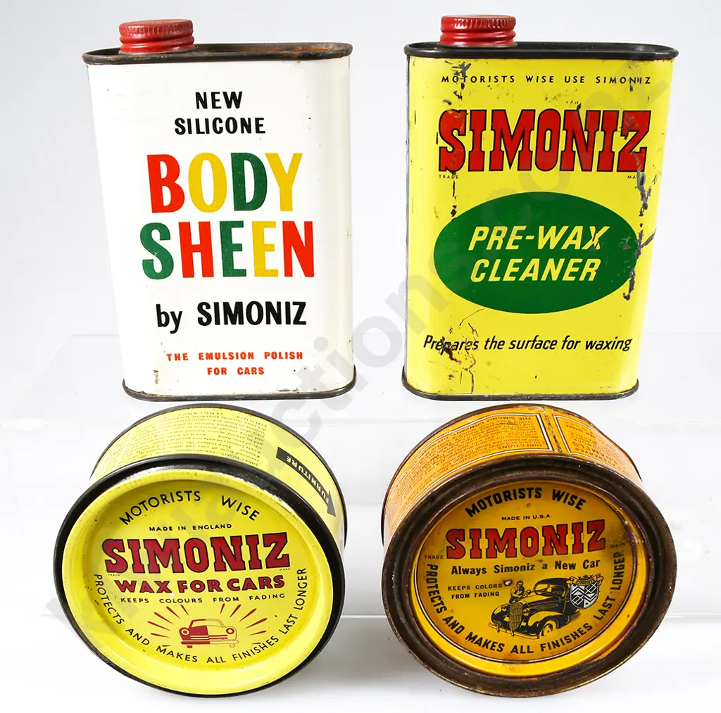 SIMONIZ AUTOMOTIVE PRODUCT TINS Image 1++