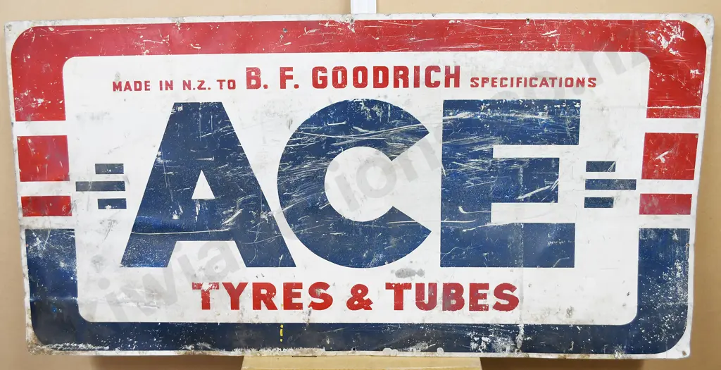 ACE TYRES TIN SIGN Image 1++