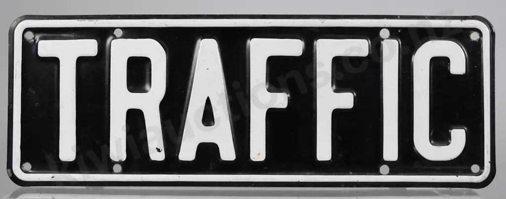 TRAFFIC MOTORCYCLE BOOSTER PLATE LARGE SIZE Image 1++