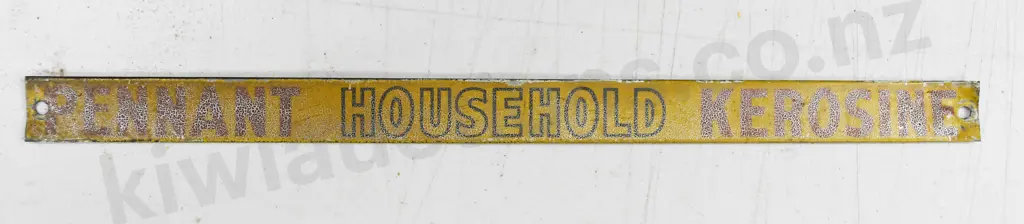 PENNANT KEROSENE ADVERTISING SIGN Image 1++